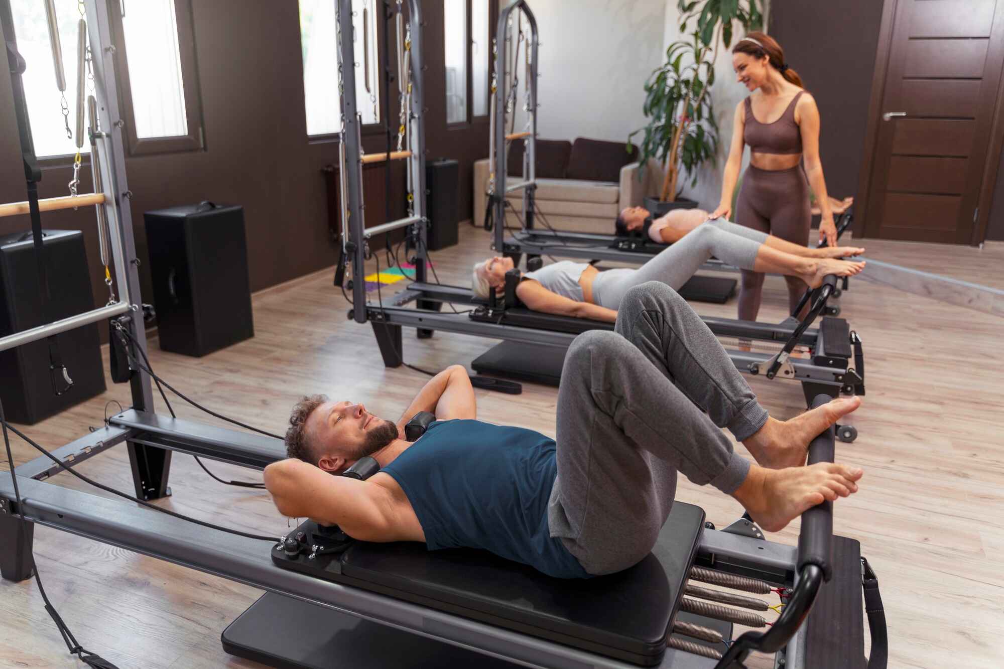 Aula de Reformer Pilates na The Corner