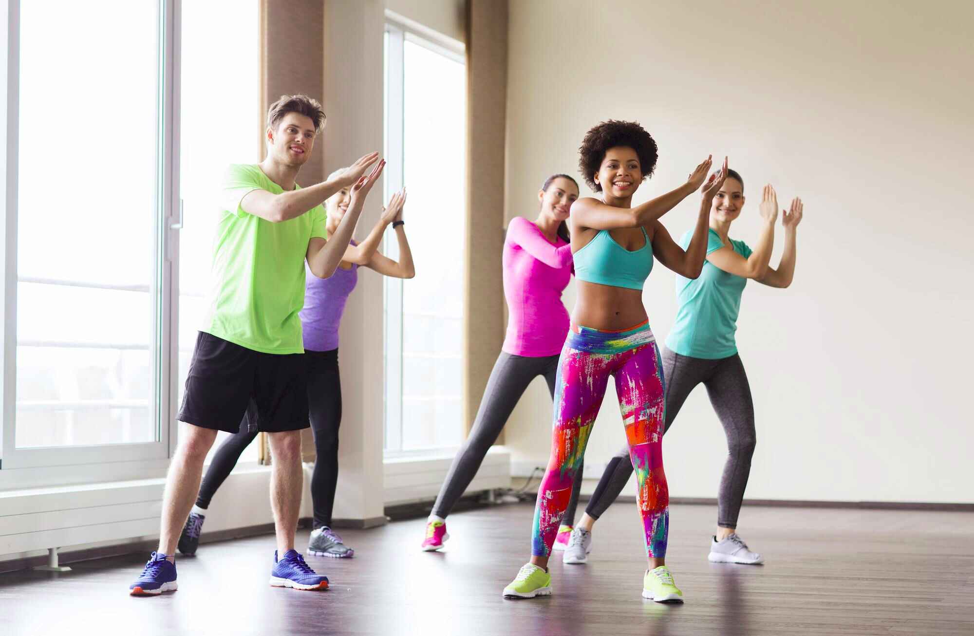 Aula de Fit Dance na The Corner